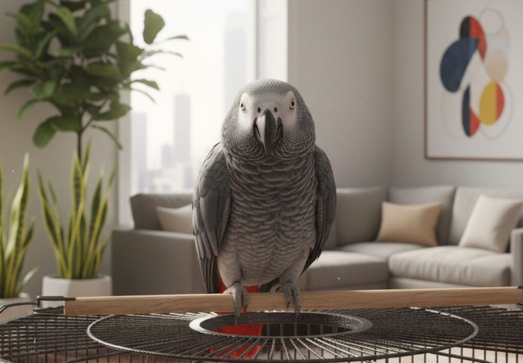 Perroquet électronique Parlant et Répétitif, Jouet D'oiseau Chantant Interactif avec Activation du Capteur de Mouvement, Prononciation D'imitation