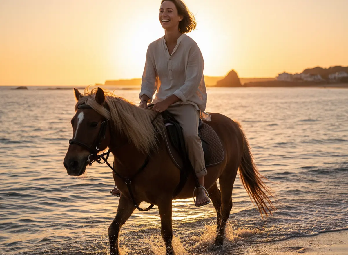 Aqua poney : la discipline aquatique qui associe poneys et bienfaits de l’eau