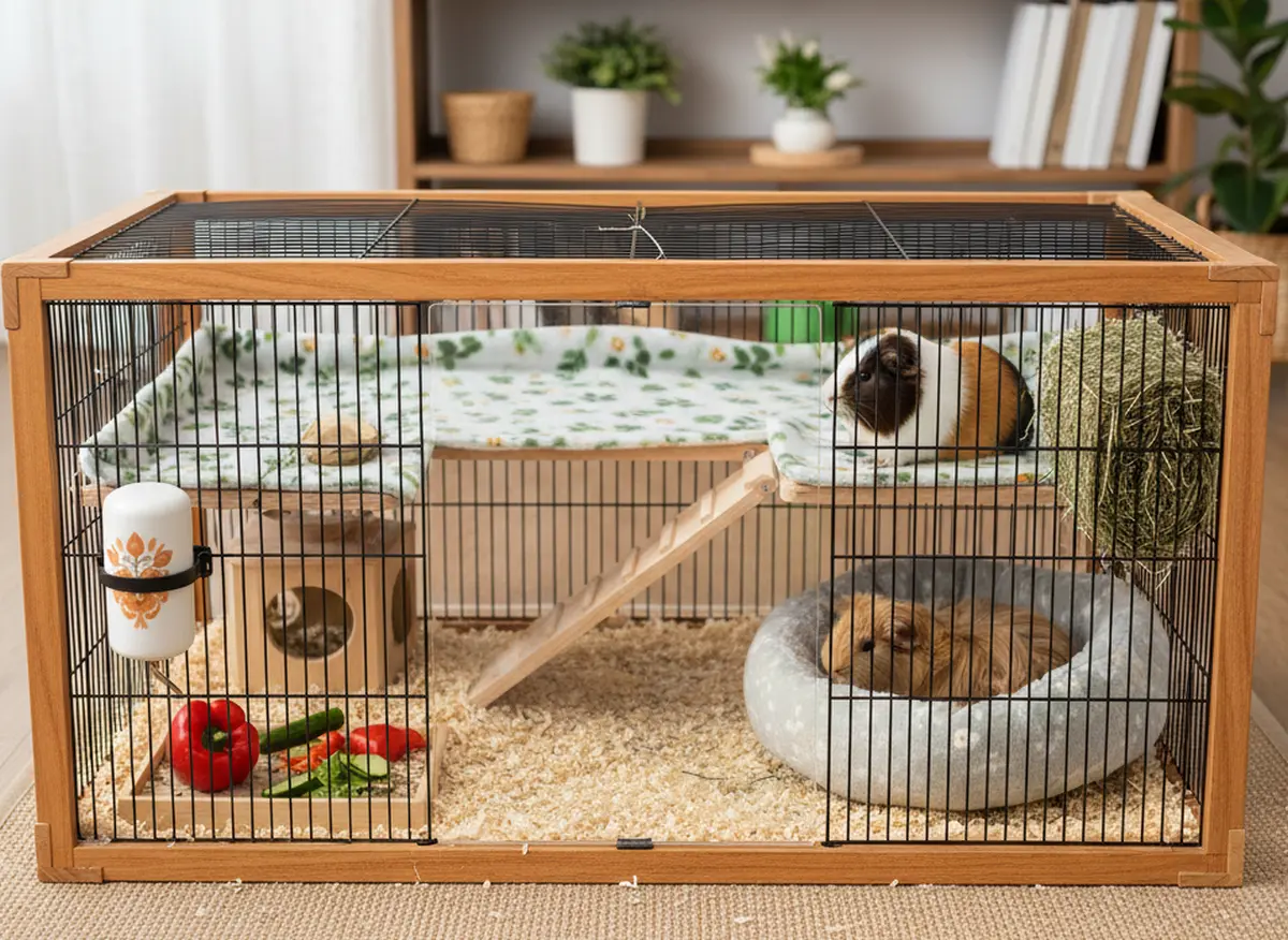 O Acheter Une Cage Pour Cochon D inde XXL Pour Deux Animalyus