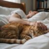 pourquoi mon chat dort avec moi dans mon lit