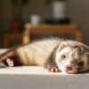 Furet qui tombe sur le côté et ne tient plus debout causes et actions à mener